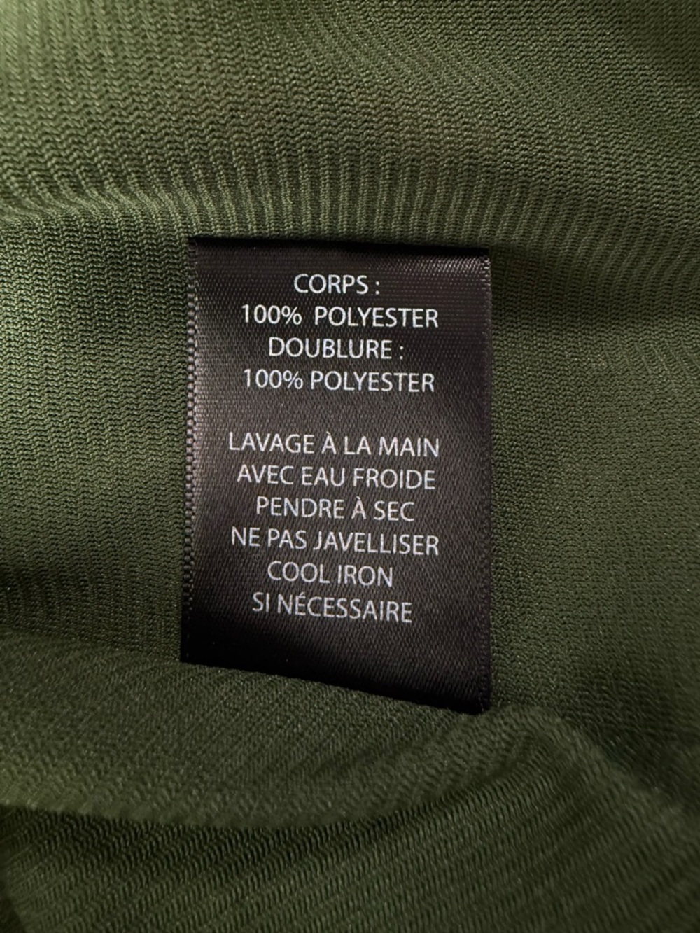 NWT Design Lab Woman Forest Green Floral Chiffon Ruffle Button Front Dress SMALL - Picture 8 of 8